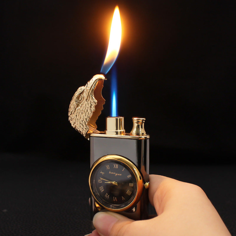 Windproof Jet Flame Gift for Modern Style – Dual Fire Metal Lighter