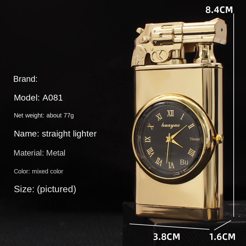 Windproof Jet Flame Gift for Modern Style – Dual Fire Metal Lighter