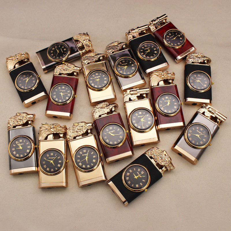 Windproof Jet Flame Gift for Modern Style – Dual Fire Metal Lighter